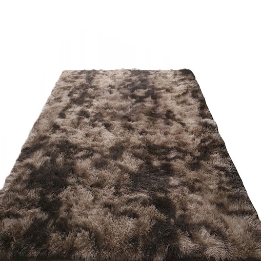 Dywan pluszowy shaggy plusz 160x220 cm miękki brązowy