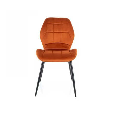 Krzesło tapicerowane JAKE VELVET cynamonowe