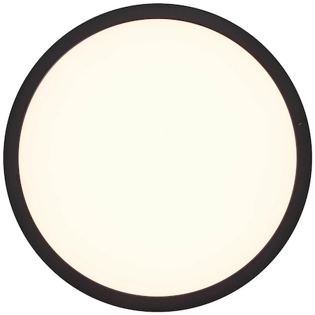 Okrągła lampa natynkowa Tuco HK19478S76 Brilliant LED 16W czarny biały