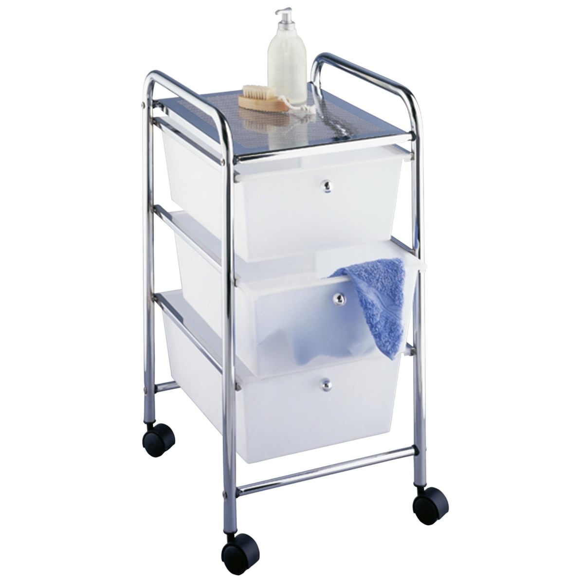 Wózek łazienkowy MESSINA, 3 poziomy, WENKO