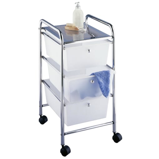 Wózek łazienkowy MESSINA, 3 poziomy, WENKO