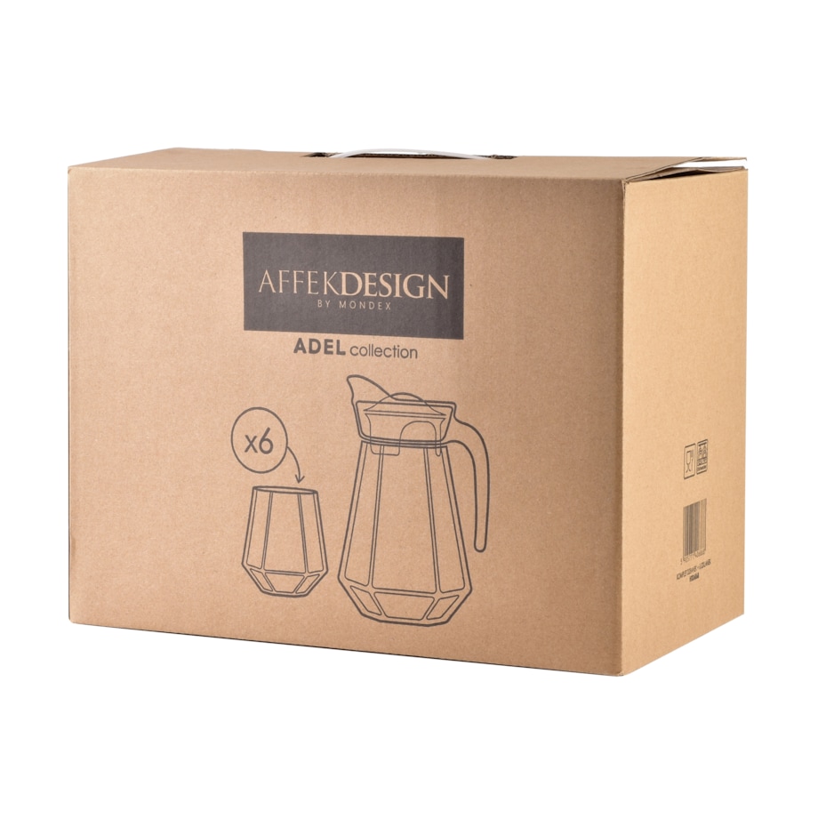 ADEL Komplet dzbanek i 6 szklanek1,4L 6x330ml