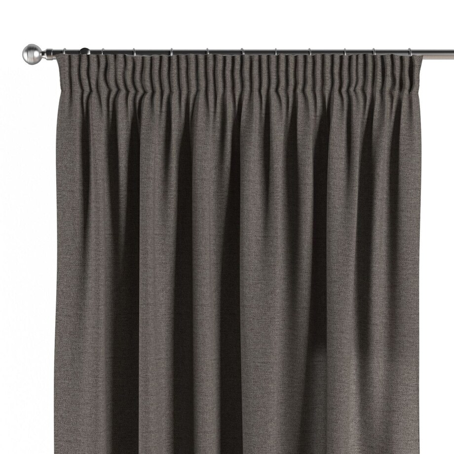 Zasłona na taśmie marszczącej 1 szt. 130x260 grafit