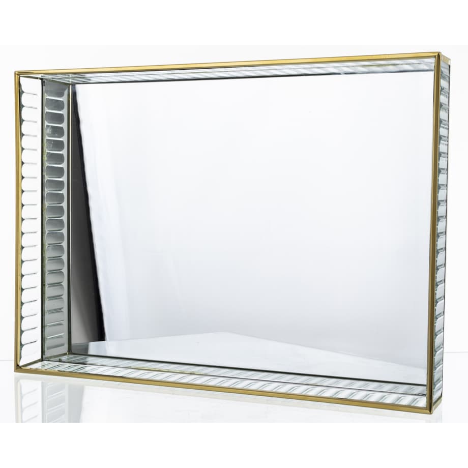 Taca dekoracyjna szklana 35 x25x4,5 cm VETRU prostokątna
