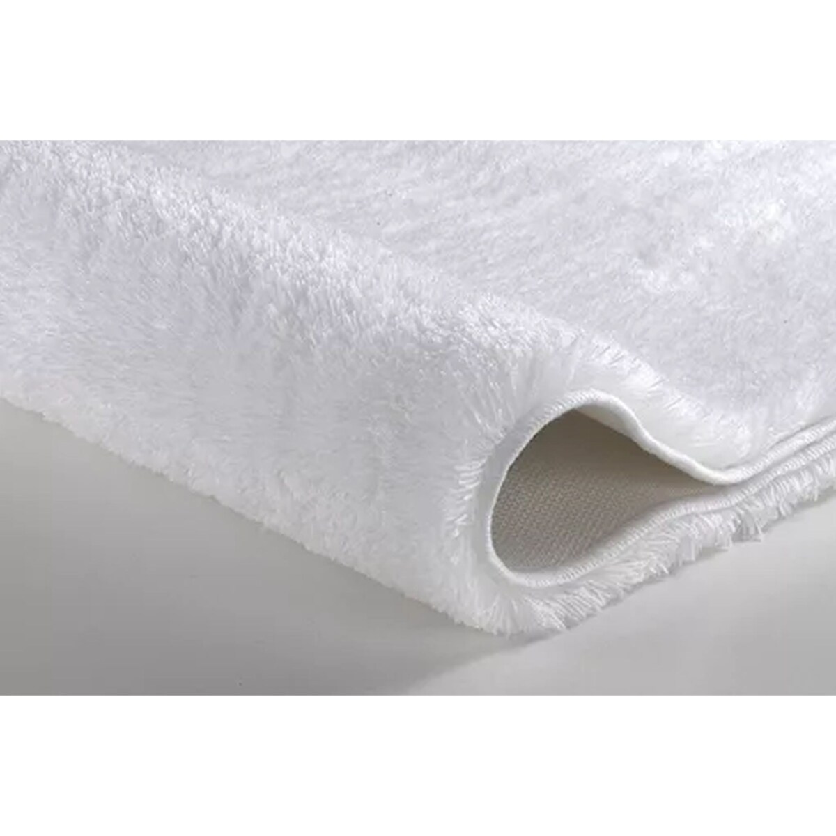 Kleine Wolke Relax Dywanik łazienkowy polarny biały 55x 65 cm