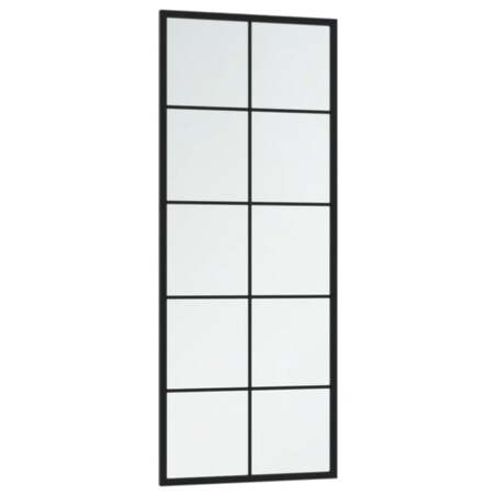 vidaXL Lustra ścienne, 2 szt., czarna rama, 100 x 40 cm, metal