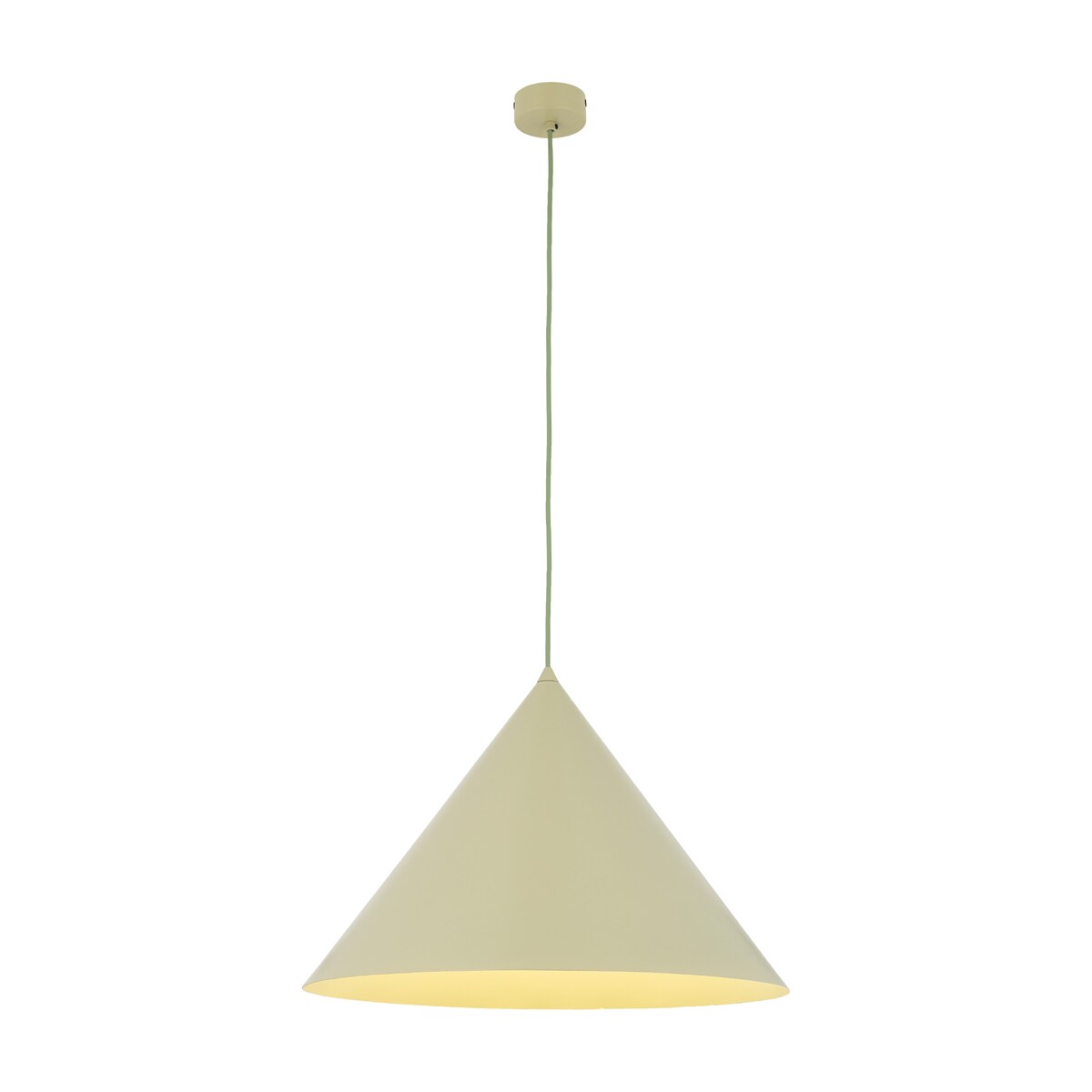 Lampa wisząca TK Lighting CONO XL PISTACIO pistacjowa 50 cm E27 loft nowoczesna do salonu i jadalni