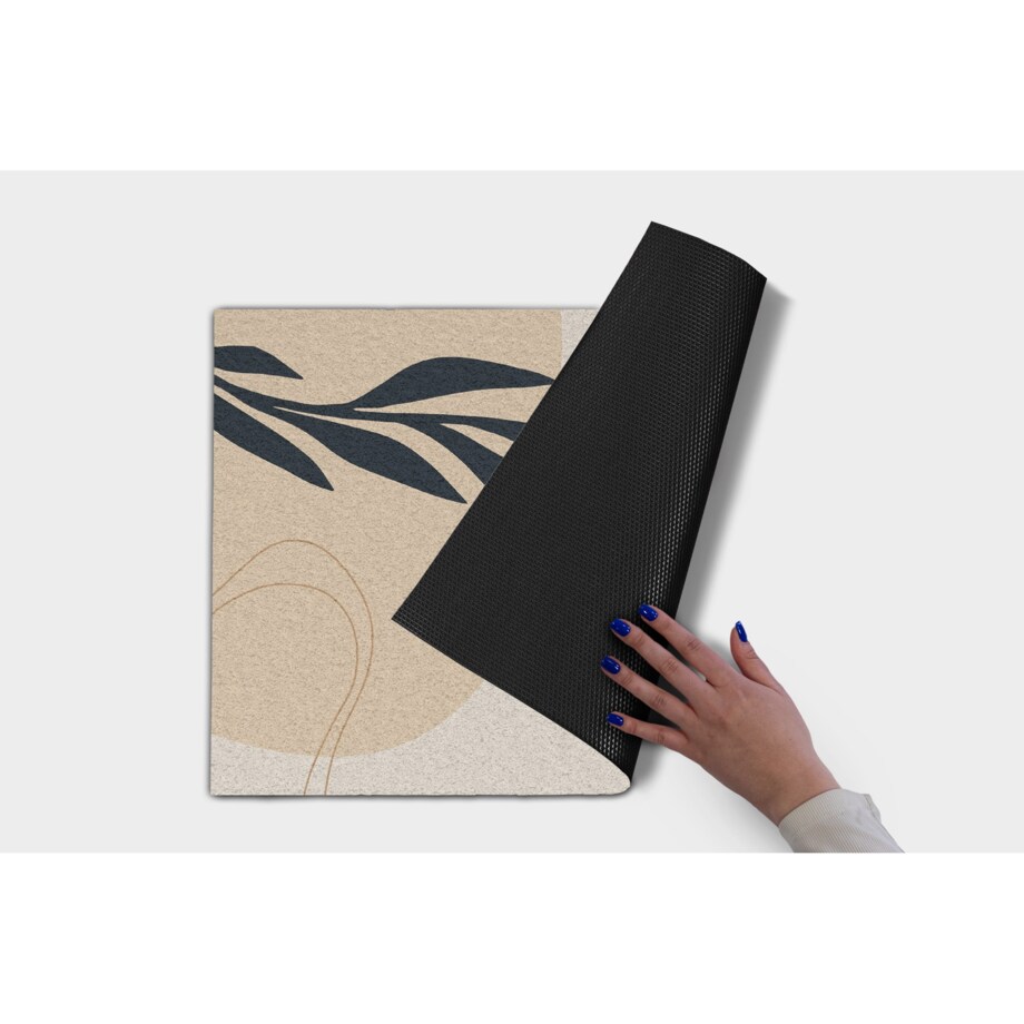 Wycieraczka XXL do wnętrz Minimalistyczny Liść 150x100 cm