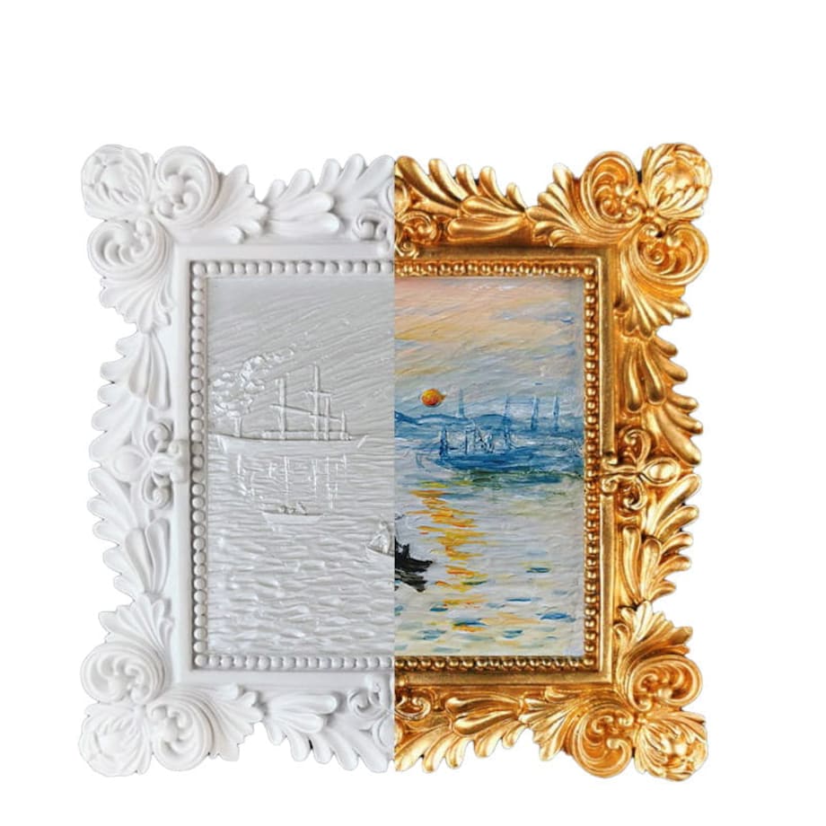 Malowanie 3D - Płaskorzeźba Zachód słońca