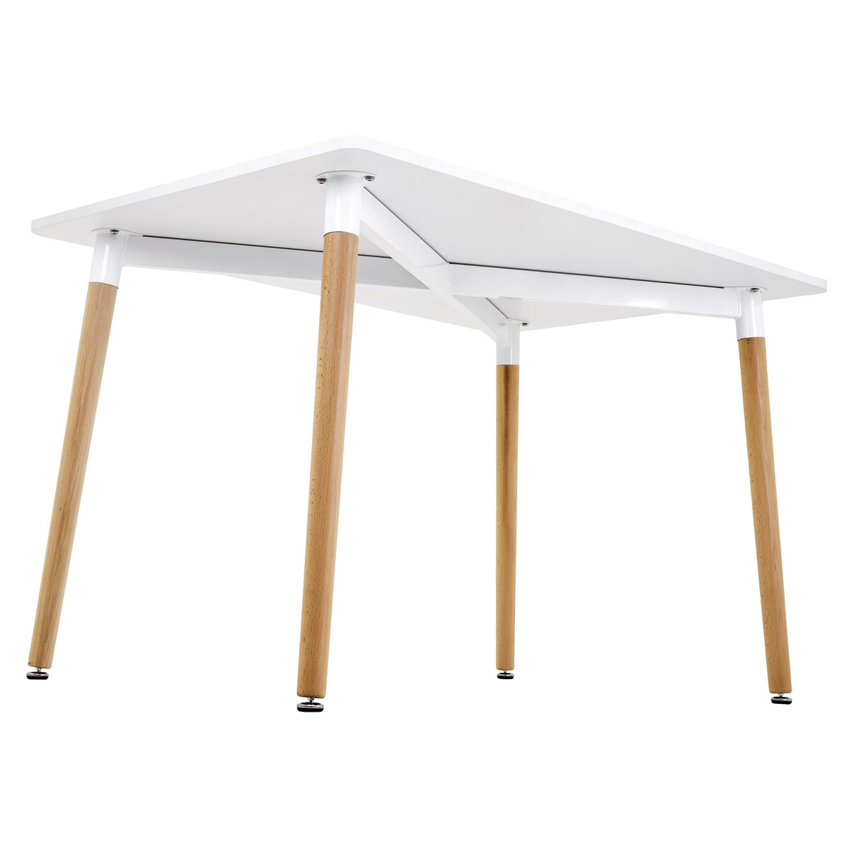 Nowoczesny Biały Prostokątny Stół Do Salonu Jadalni Kuchni