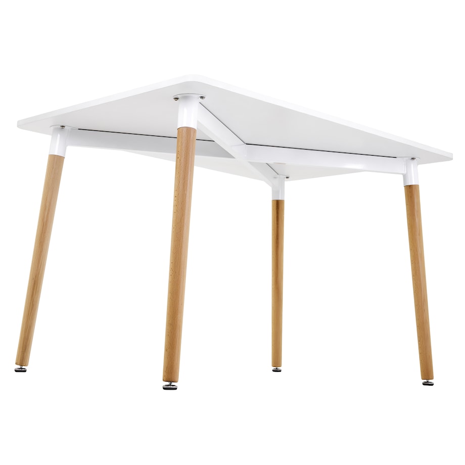 Nowoczesny Biały Prostokątny Stół Do Salonu Jadalni Kuchni