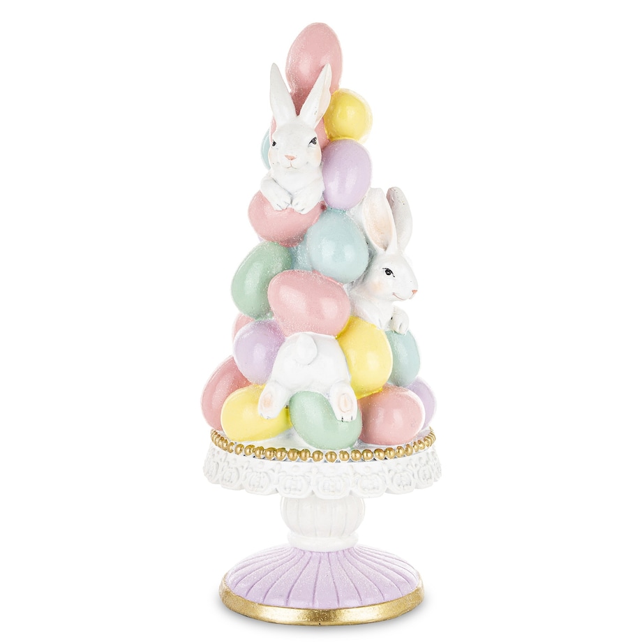 Dekoracja - wielkanocna piramida z pisanek 27x11,5x11,5 cm PIRAMIDE-2