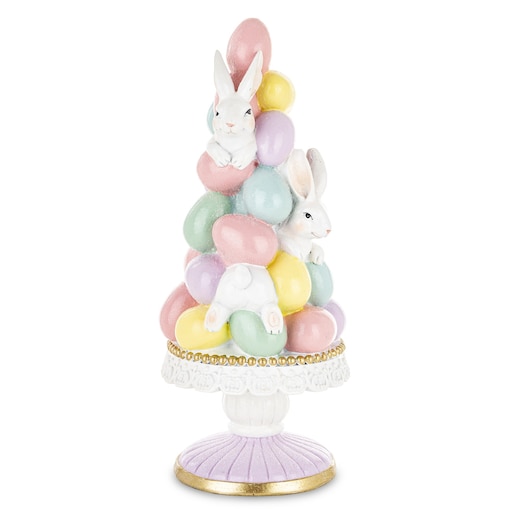 Dekoracja - wielkanocna piramida z pisanek 27x11,5x11,5 cm PIRAMIDE-2