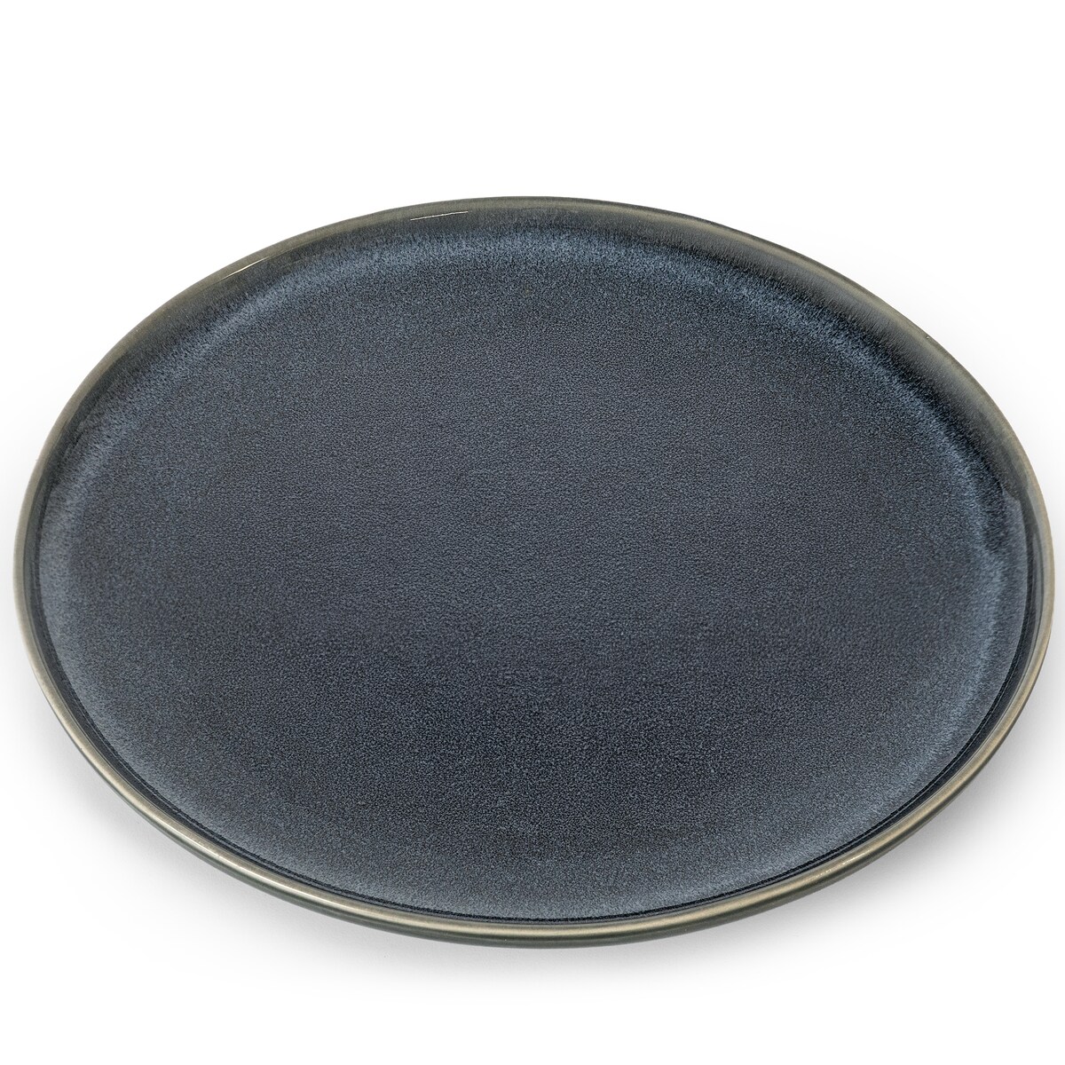 EDA Zestaw obiadowy 6 os. (18 el.), niebieski/szary/beżowy