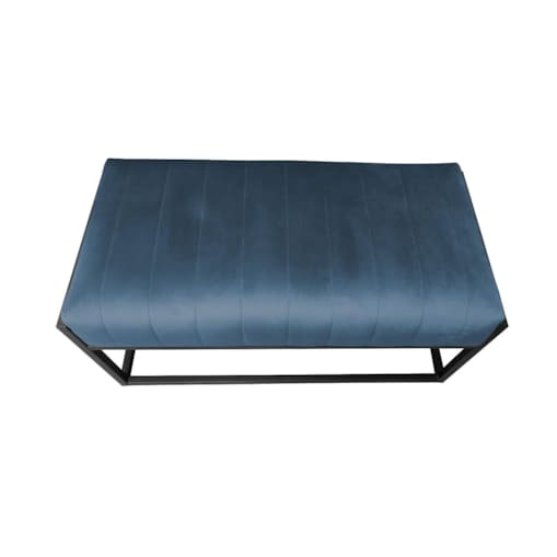 Ławka LILU MG VELVET ciemnoniebieska