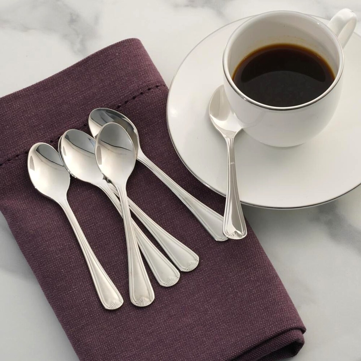 VILLA ITALIA Zestaw sztućców na 12 osób 72 elementy PRETORIA