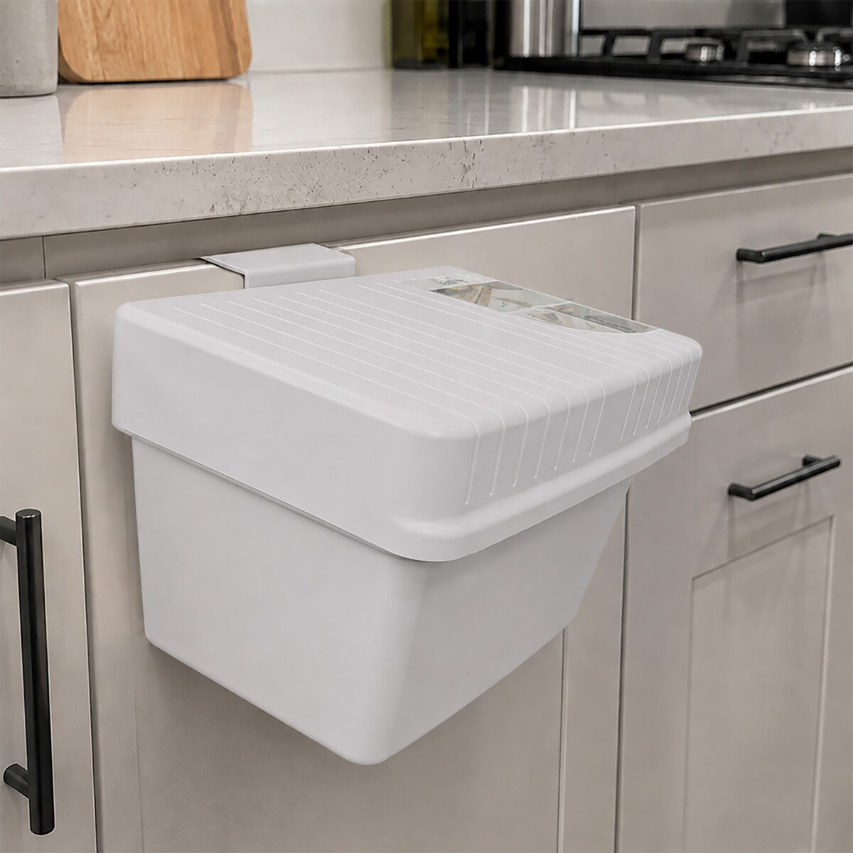 POJEMNIK PLASTIKOWY Z UCHWYTEM UNIBOX Z POKRYWKĄ NA AKCESORIA OBIERKI