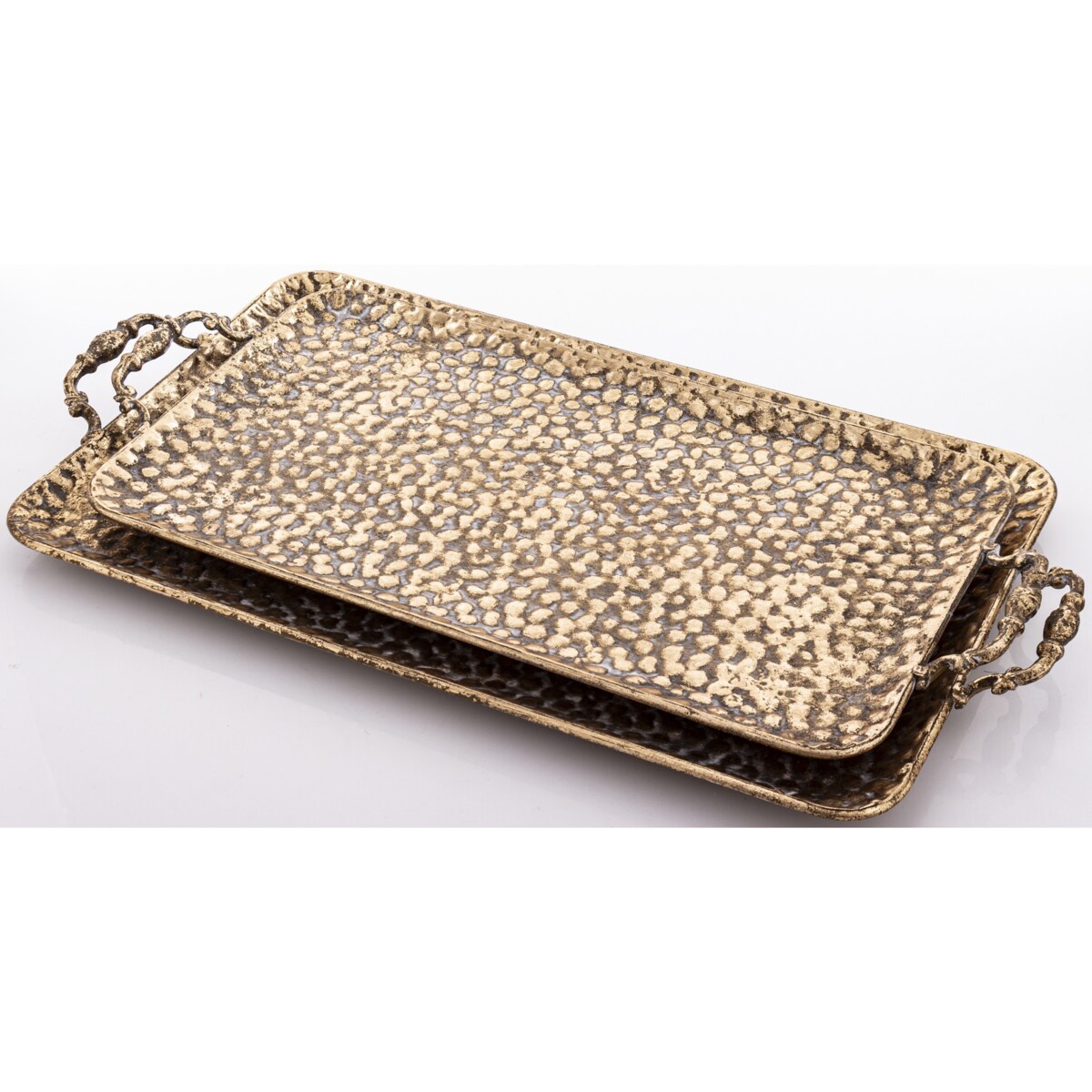 Taca złota ozdobna 2 szt. 57x30 cm RICO