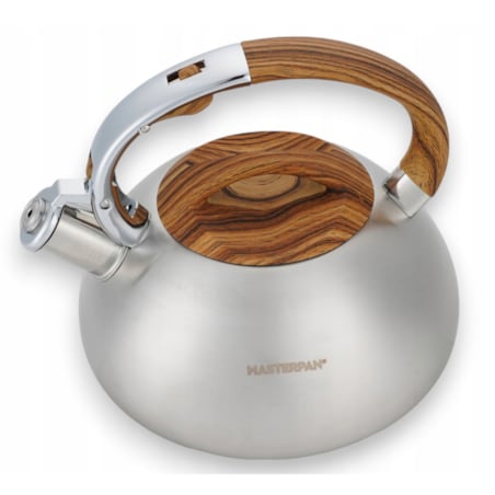 Duży Solidny Czajnik Z Gwizdkiem Stali Nierdzewnej 3L Na Indukcję Gaz