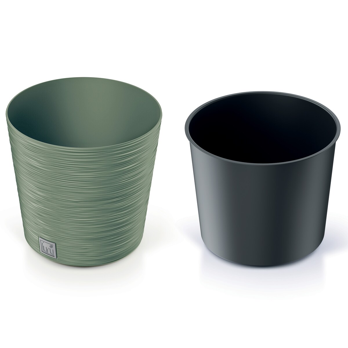 Doniczka Donica Ogrodowa 30 Cm Okrągła Na Taras Do Ogrodu Domu Zielona