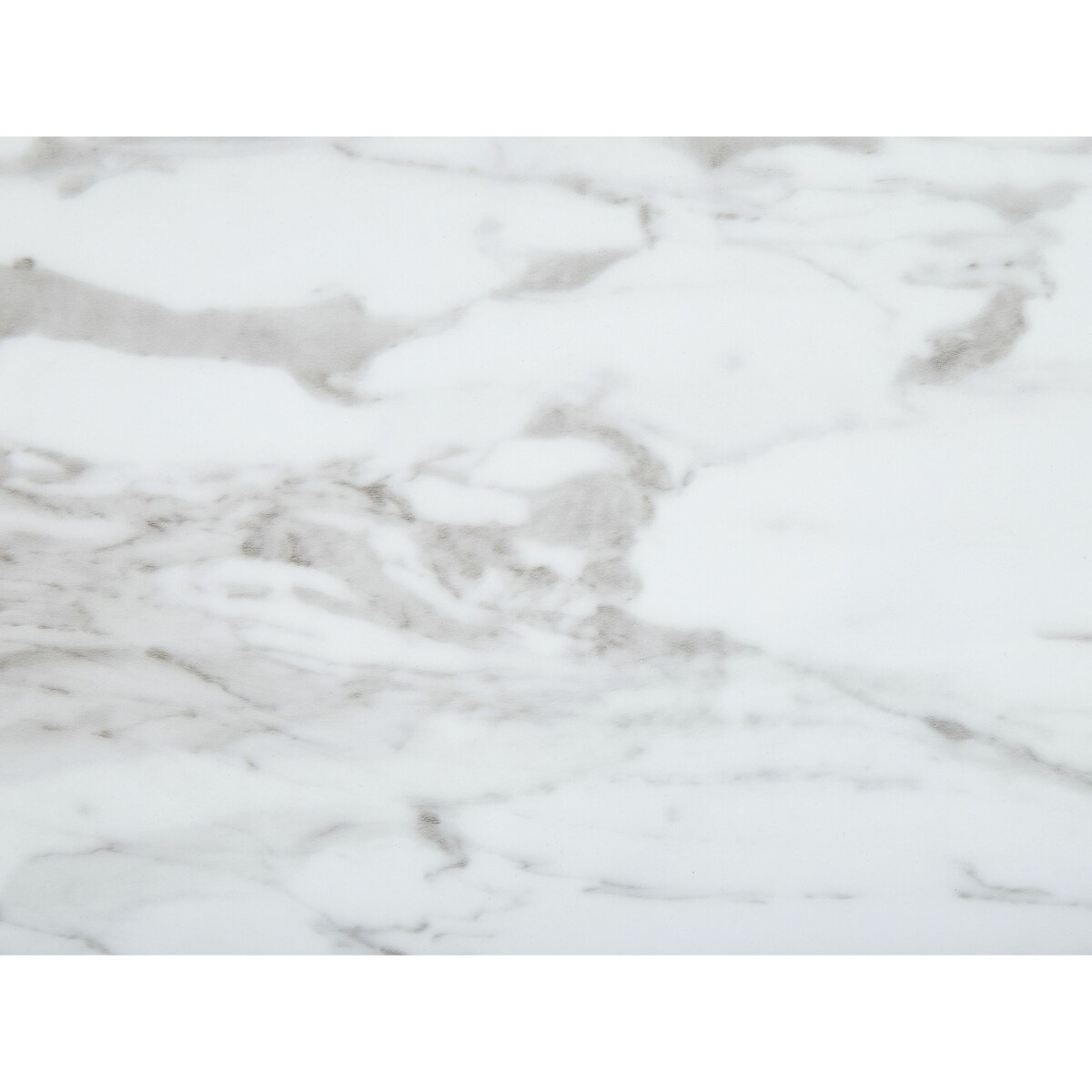 Stół do jadalni szklany 160 x 90 cm efekt marmuru z czarnym BALLINA