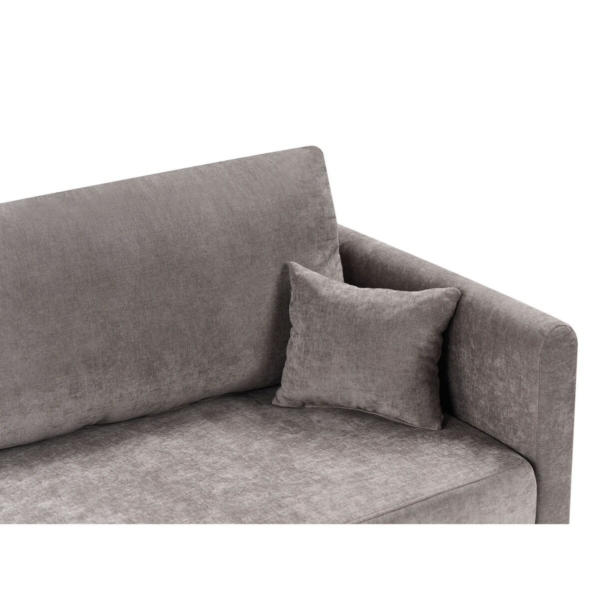 Sofa rozkładana BLEIK Beżowoszary Z miejscem do przechowywania