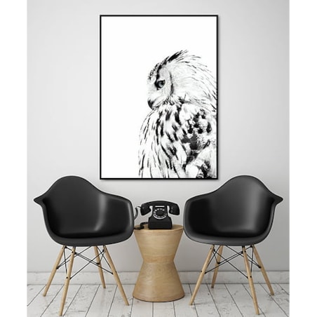 Poster Story, Plakat, Obraz - Sowa w Akwareli, wymiary 21 x 30 cm