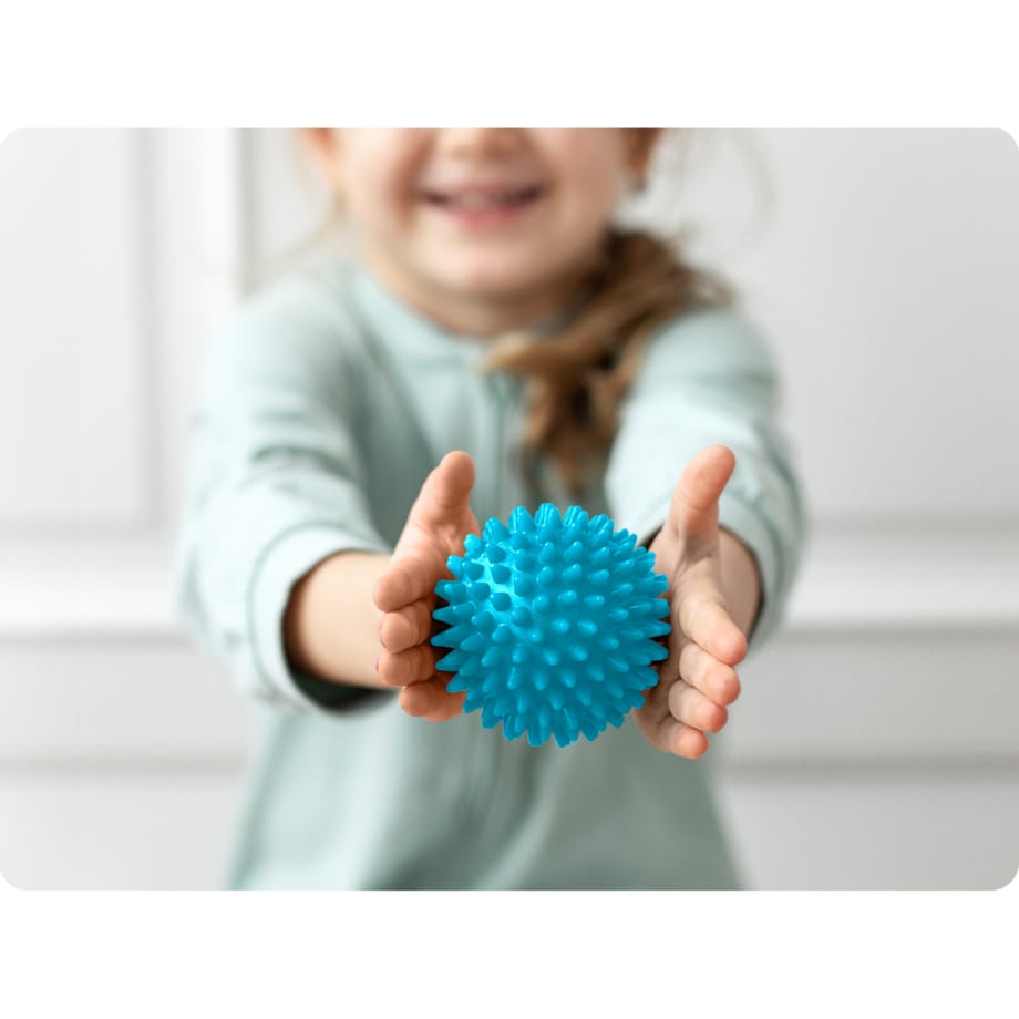 Piłka z kolcami do masażu fitness roller twarda Neo-Sport