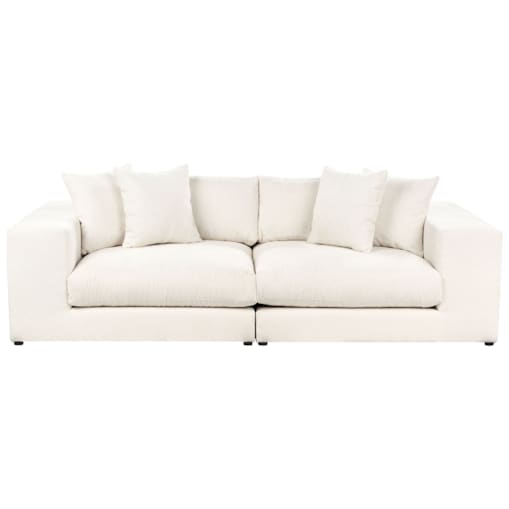 Sofa 3-osobowa biała GLORVIKA II