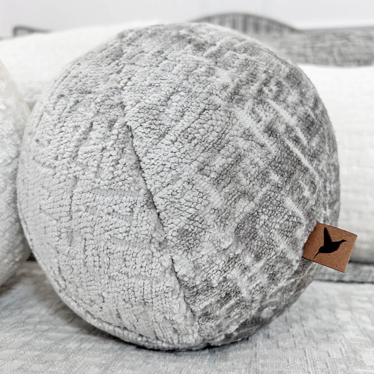 Poduszka HAPPY PILL 13 cm Stalowa