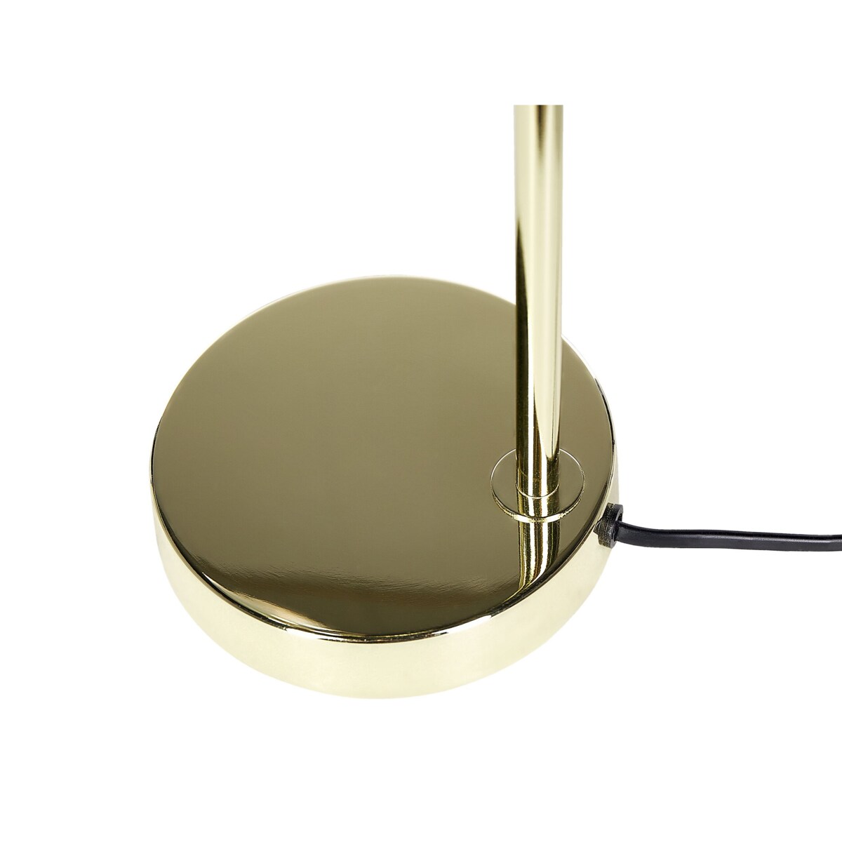 Lampa stołowa metalowa złota RAMIS