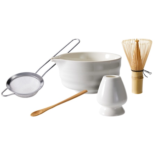 Porcelanowy zestaw do matchy PORCE, 5 częściowy