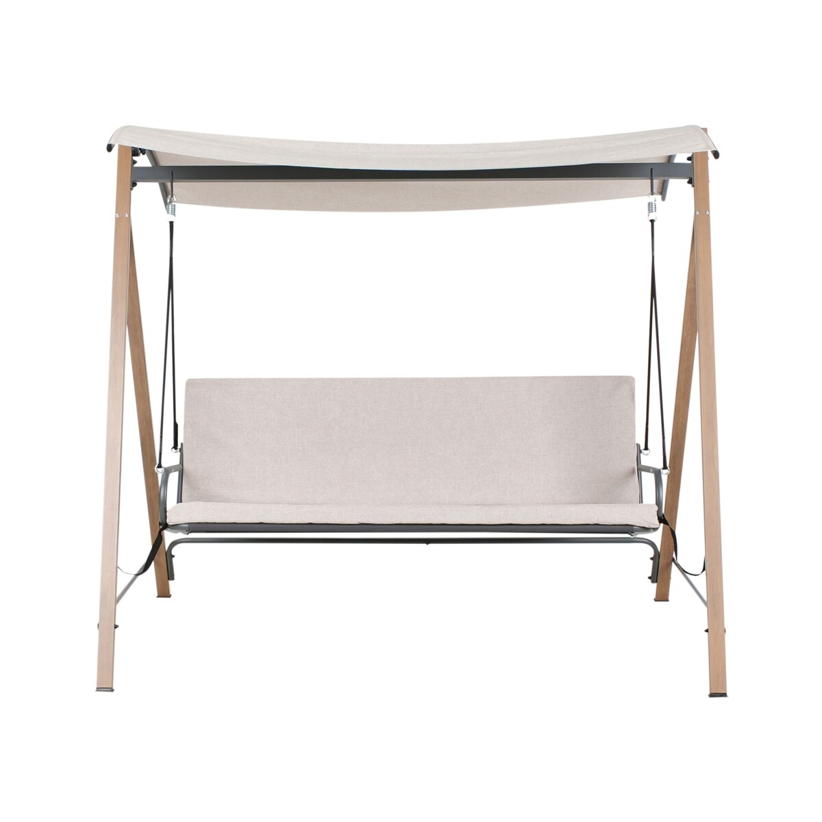Huśtawka ogrodowa BONAGIA Metal Beżowy