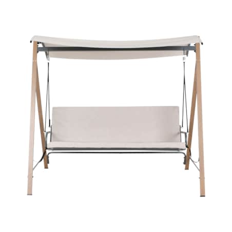 Huśtawka ogrodowa BONAGIA Metal Beżowy