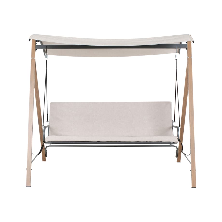 Huśtawka ogrodowa BONAGIA Metal Beżowy