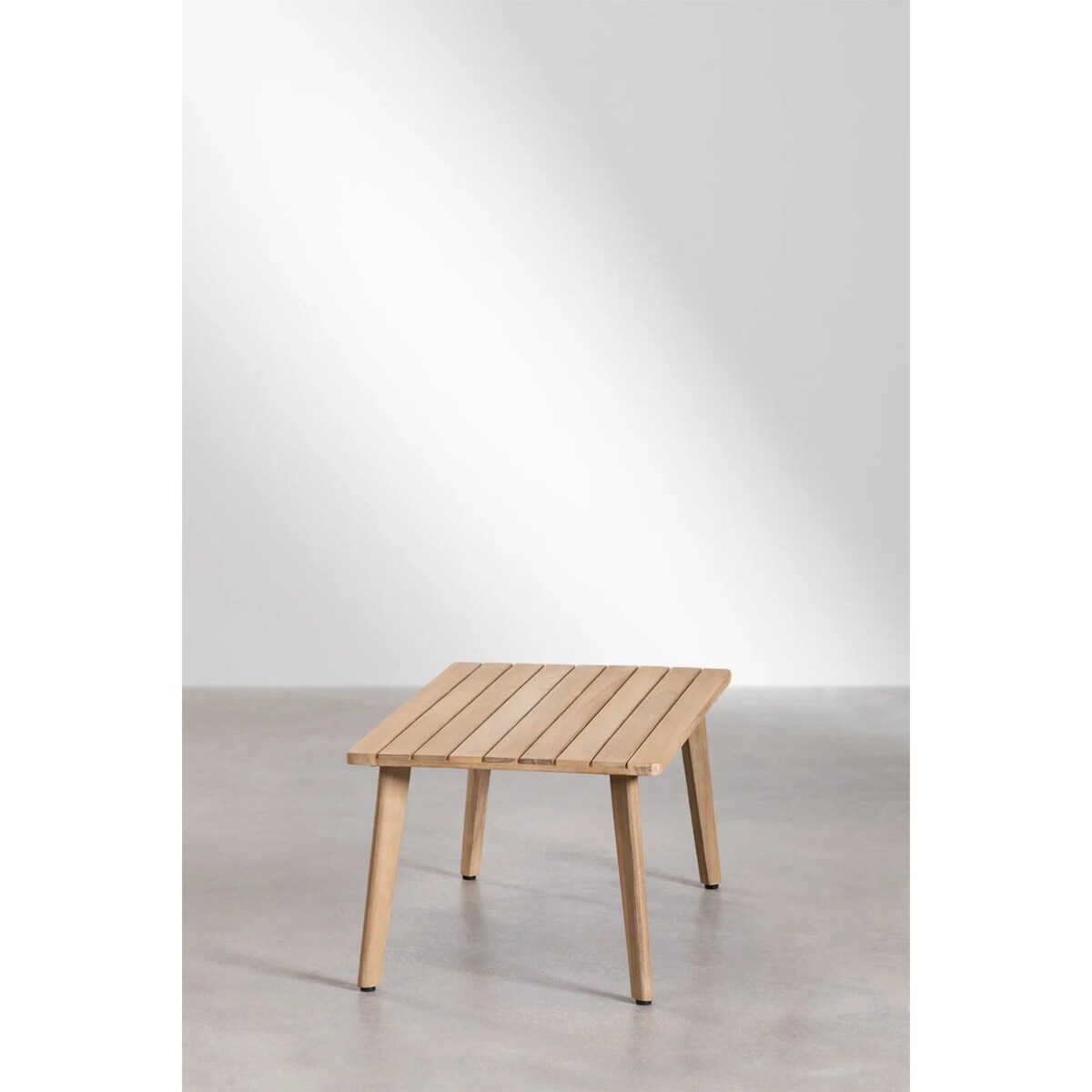 Zestaw ogrodowy: 3-osobowa sofa, 2 fotele i stolik kawowy, akacja i pleciona lina, Kaela
