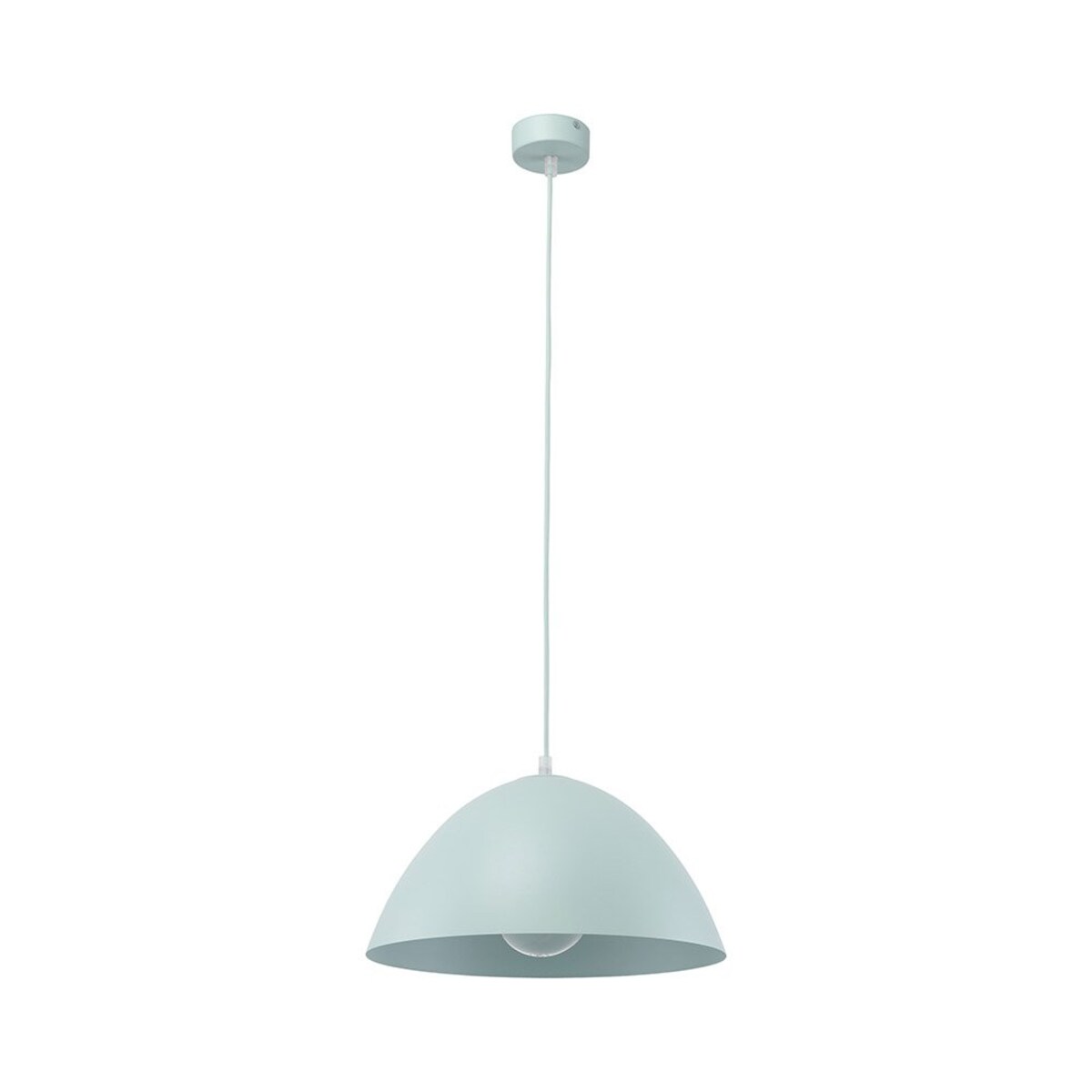 Lampa wisząca miętowa FARO MINT 861 TK Lighting metalowy klosz E27 34 cm regulowana do kuchni i jadalni