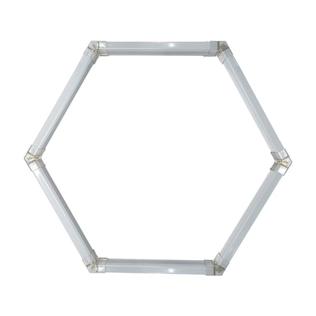 Plafon Light Prestige Geometric New biały LED 4000K 1 szt.