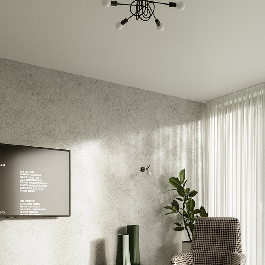 Żyrandol SUPEŁ 3 czarny