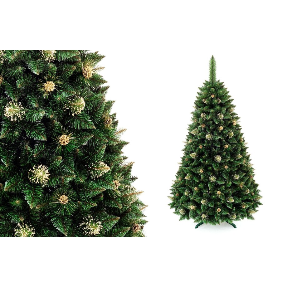 Choinka sztuczna Sosna złota z kryształkami