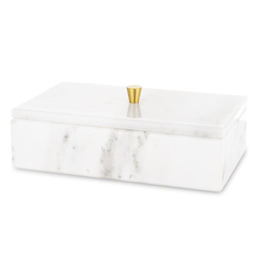 Szkatułka marmurowa 7,5x20x12 cm FERETRO