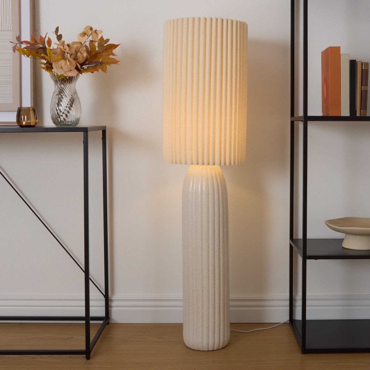 Lampa KENAN, Ø 31,5 x 122 cm, ceramika