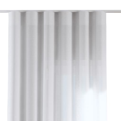 Zasłona na taśmie wave 130x245 prześwitujący biały