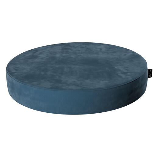 Puf Velvet Dot, pruski błękit, 60x10cm, Posh Velvet