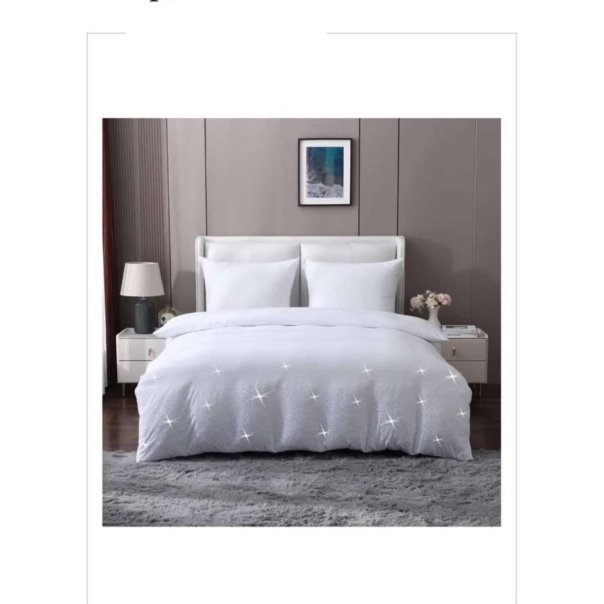 Pościel z kryształkami 200x220 cm