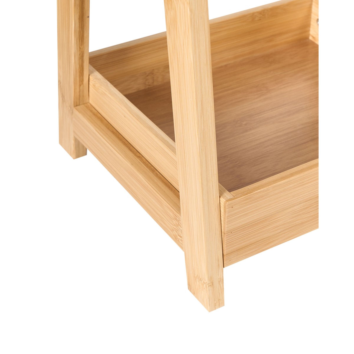 Regał łazienkowy bambusowy jasne drewno ALERCE