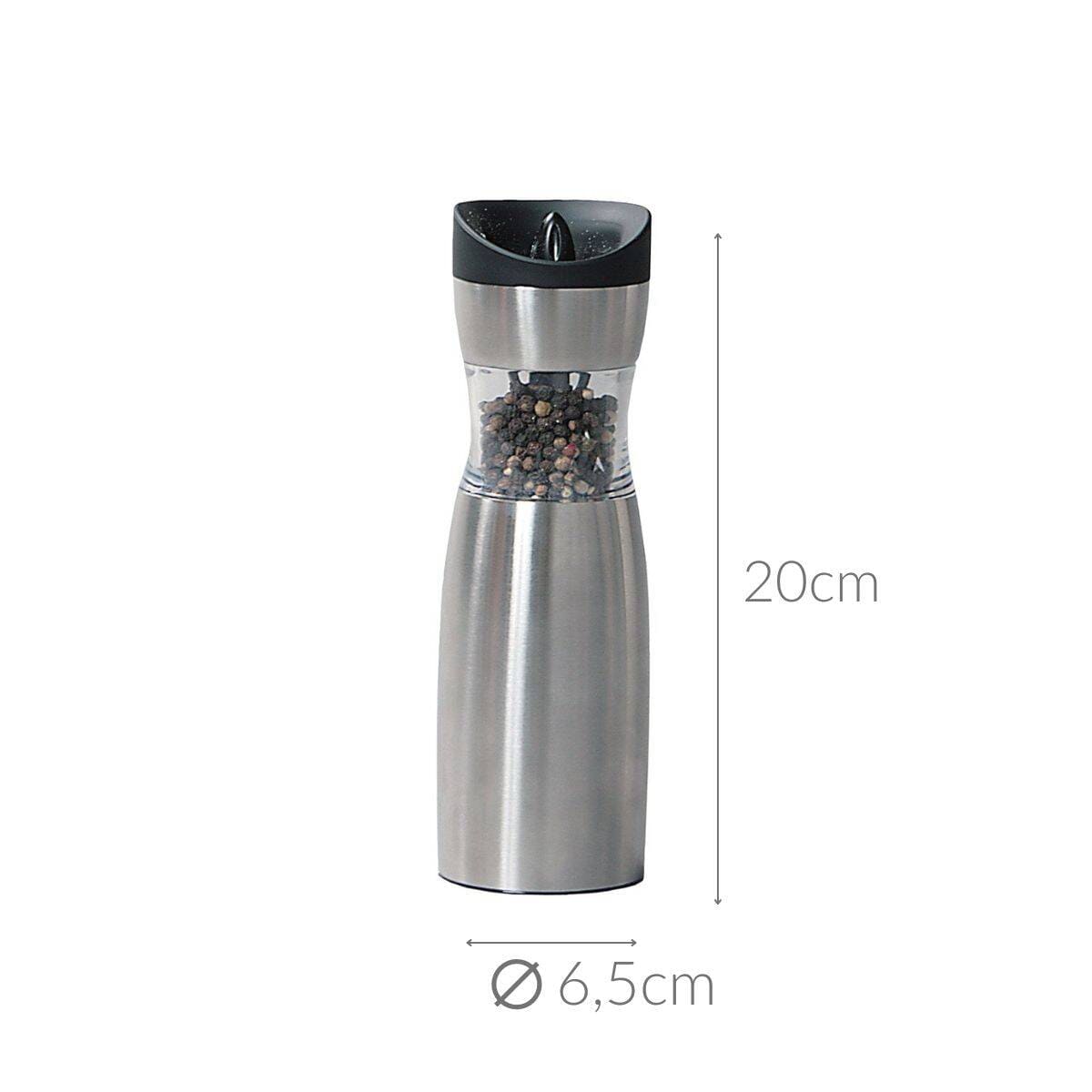 Młynek elektryczny do pieprzu, pieprzniczka wykonana ze stali nierdzewnej