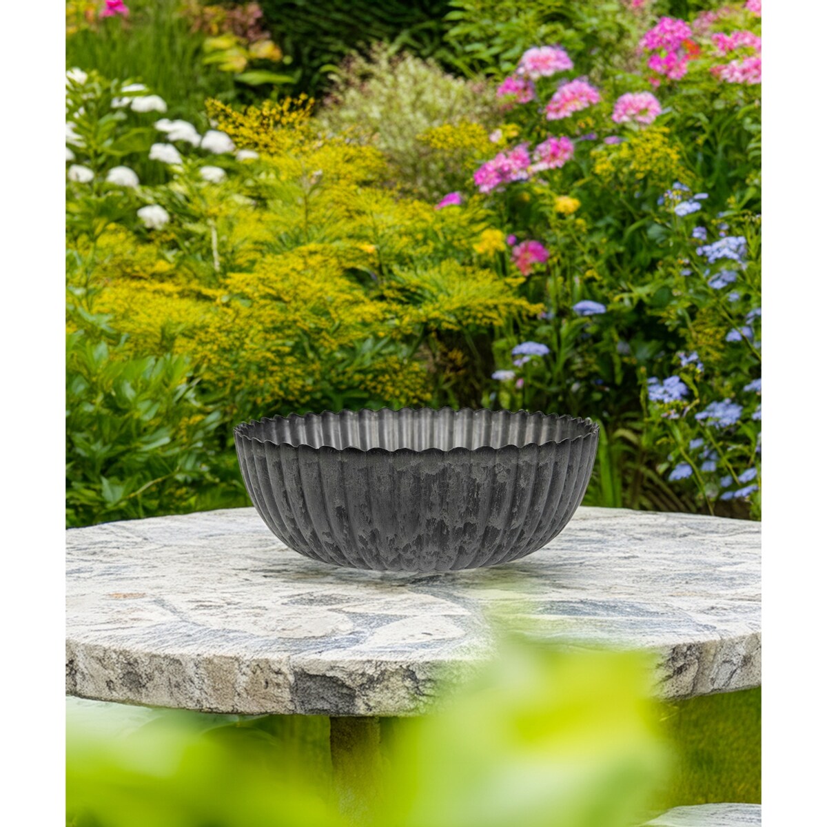 MISA MISKA PATERA NA OWOCE DEKORACJE 25cm DEKORACYJNA TWORZYWO DO OGRODU