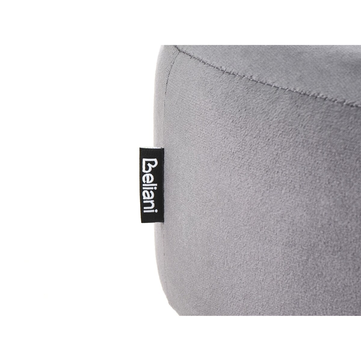 Stołek DELCO Welur Szary