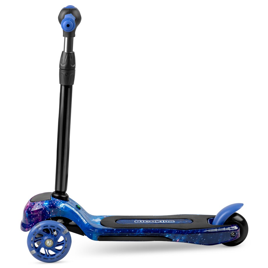 Hulajnoga trójkołowa dla dzieci Ricokids Piko czarno-niebieska